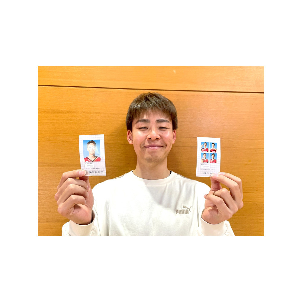 証明写真風ステッカー 2025-26 詳細画像 #24 佐々木 隆成 3