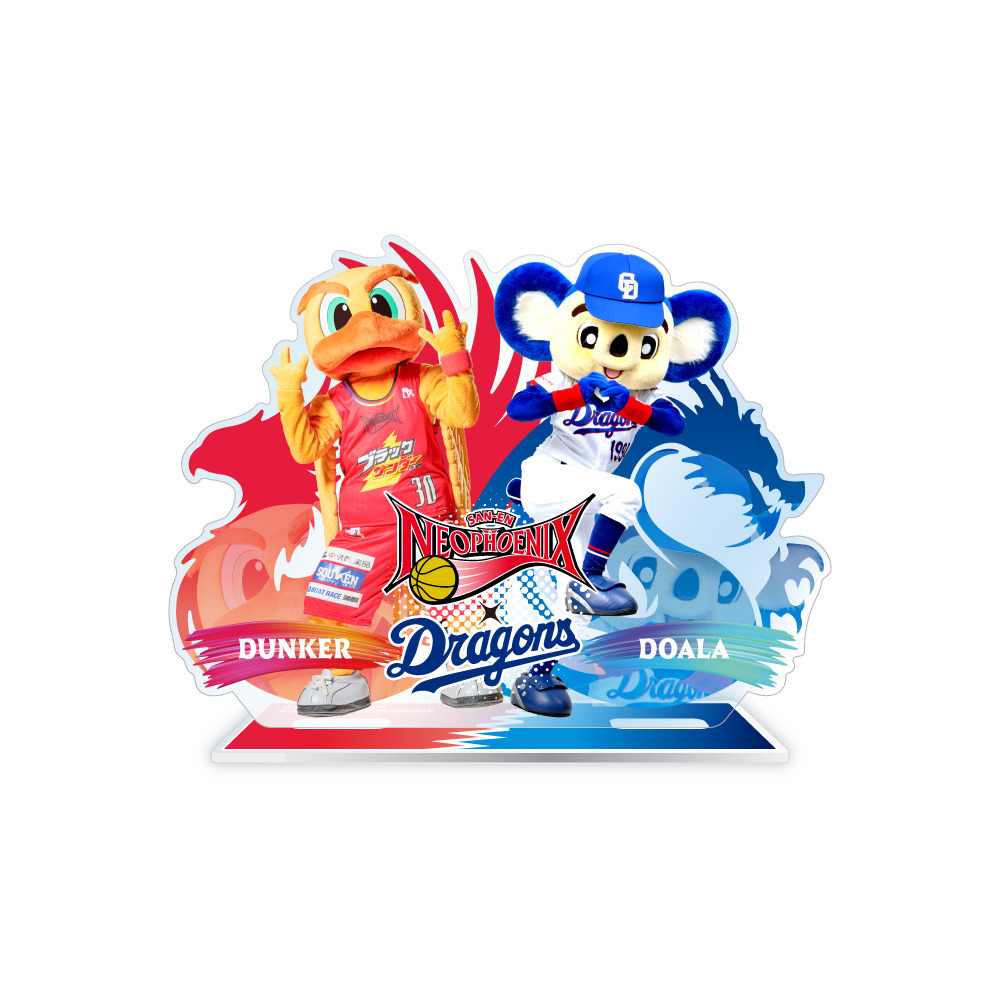 ダンカー&times;ドアラ アクリルスタンド 詳細画像 ホワイト 1