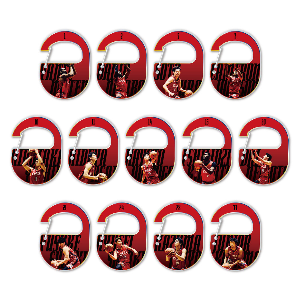 【シークレット】アクリルカラビナ 2025-26 詳細画像 レッド 1