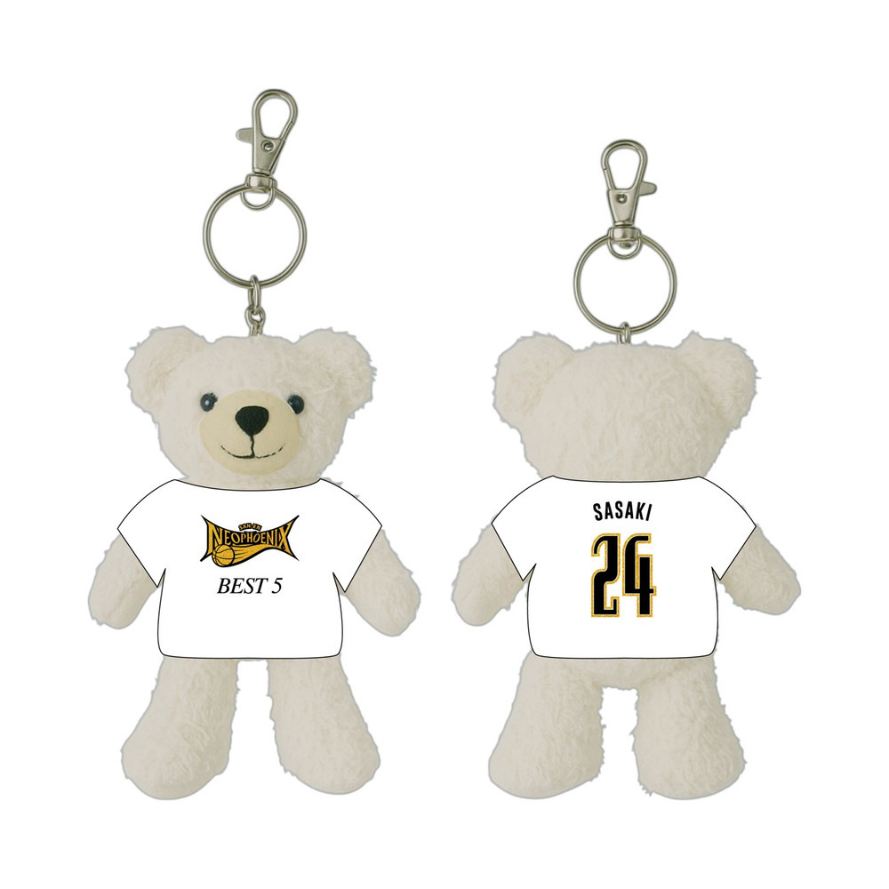 【受注販売】B.LEAGUE AWARD SHOW 2024-25 受賞記念ベアキーチェーン ※予定販売数に達し次第受付終了※ 詳細画像 1