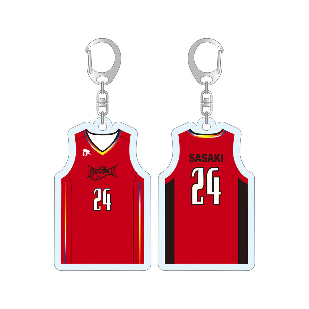 シークレットユニフォームキーホルダー（HOME RED）2025-26｜三