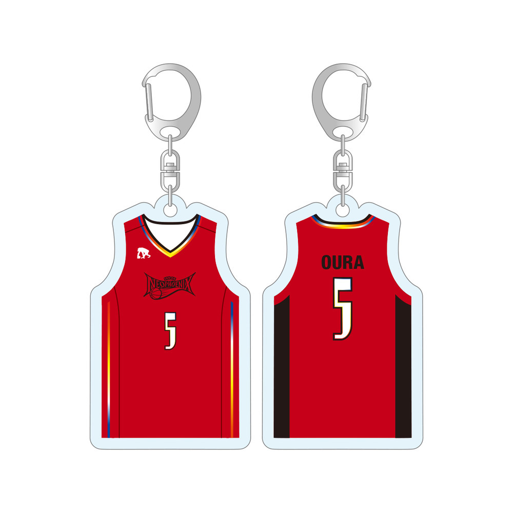 シークレットユニフォームキーホルダー（HOME RED）2025-26｜三