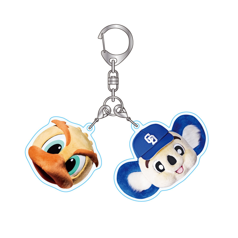 【コラボ】ダンカー×ドアラ 2連アクリルキーホルダー 詳細画像 1