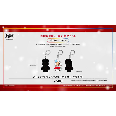 シークレットクリスマスキーホルダー（キラキラ）