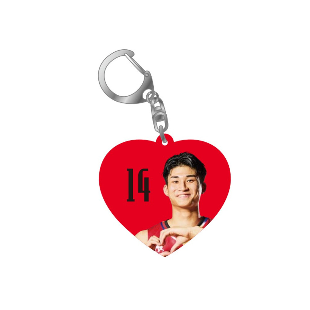 シークレット　ハートキーホルダー 2025-26 詳細画像 レッド 1