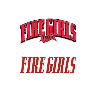 ステッカー（FIRE GIRLSロゴ）