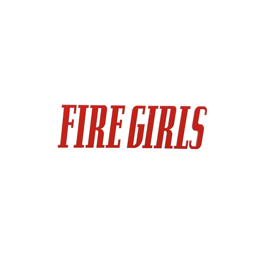 ステッカー（FIRE GIRLSロゴ） 詳細画像 レッド 1