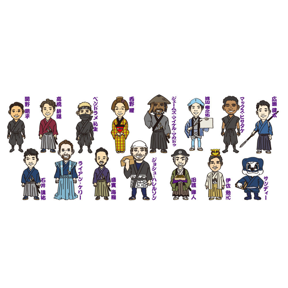 石井講祐選手監修 和装選手イラスト湯呑み サンロッカーズ渋谷 B League Bリーグ 公式オンラインショップ