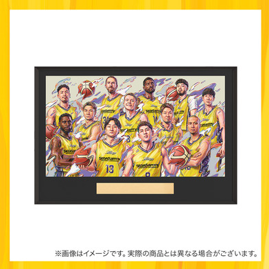 【選手直筆サイン入り】MQ×SUNROCKERS SHIBUYA 特製フレームポスター