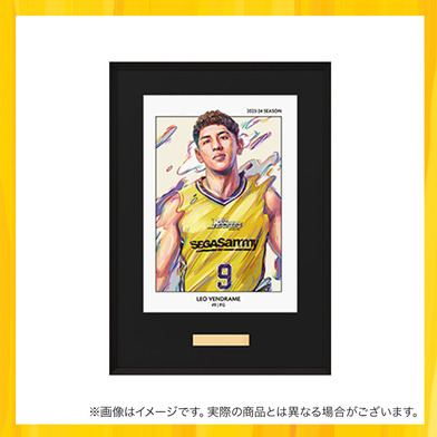 【選手直筆サイン入り】MQ×SUNROCKERS SHIBUYA 特製フレームポスター（プレイヤーズ）
