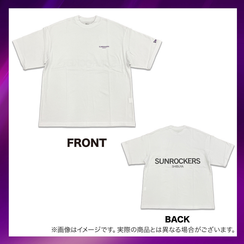 SUNROCKERS Oversized Cotton Tee 詳細画像 ホワイト 2