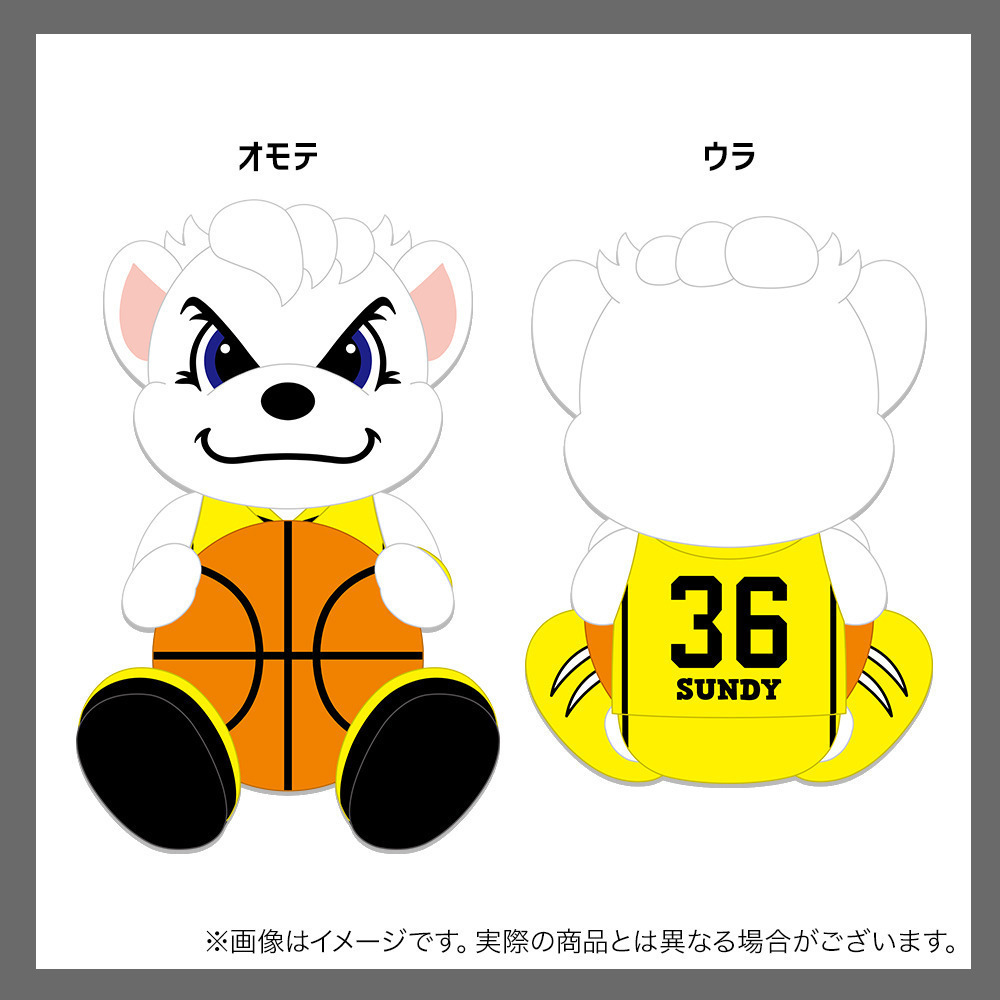 ＼　サンロッカーズの日 SALE 対象品　／バスケサンディーぬいぐるみ 詳細画像 ‐ 2