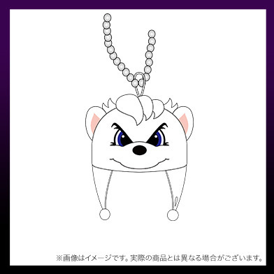 サンディーファンキャップキーホルダー