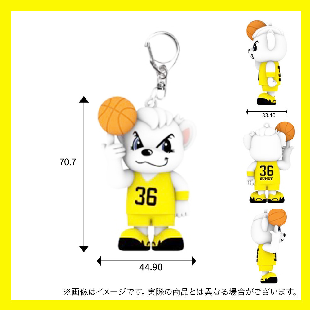 ＼　サンロッカーズの日 SALE 対象品　／サンディー立体ラバーキーホルダー 詳細画像 ‐ 2