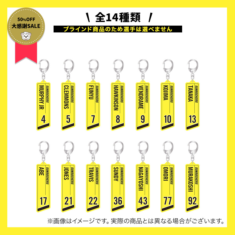 ＼　大感謝祭セール 対象品　／【ブラインド】プレイヤーズクリアラバーキーホルダー 詳細画像 1