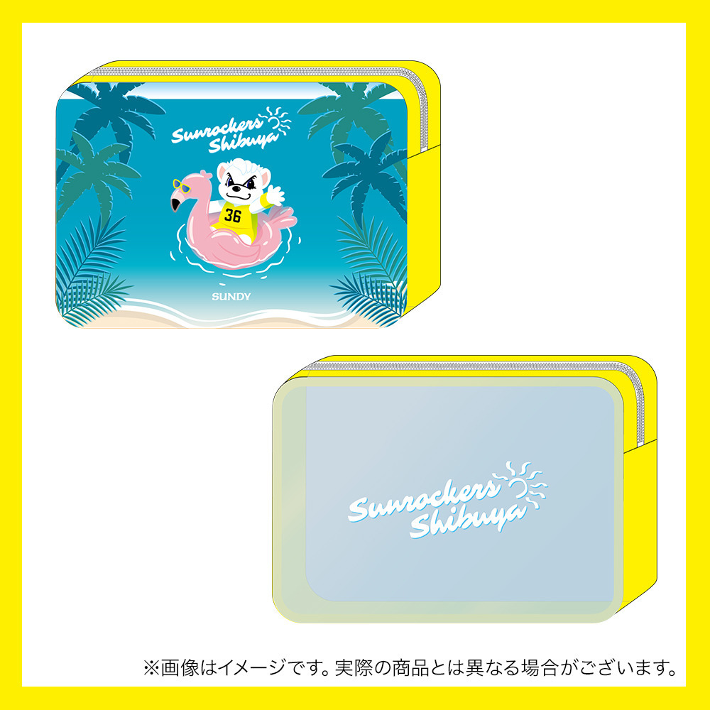 【受注商品】うきわサンディースクエアポーチ 詳細画像 ‐ 1