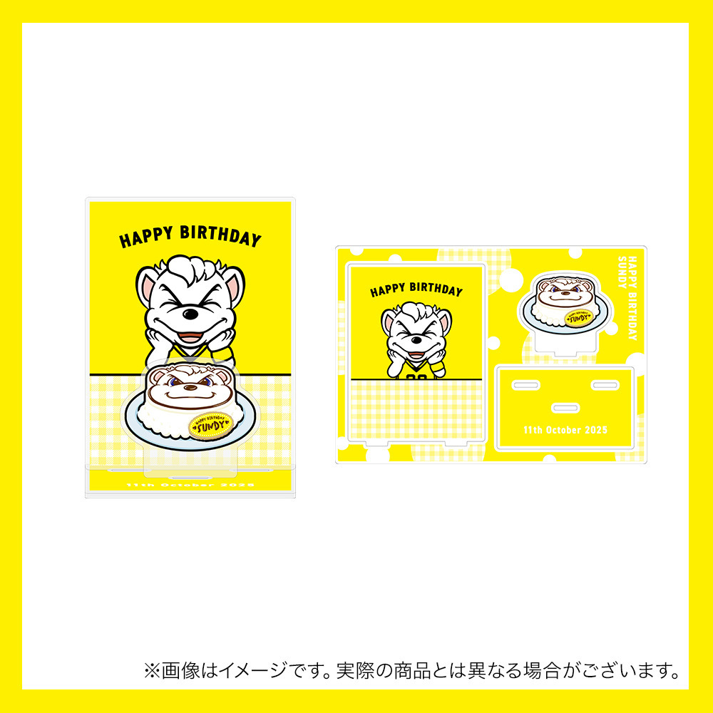 【受注商品】サンディーバースデーアクリルスタンド 詳細画像 ‐ 3