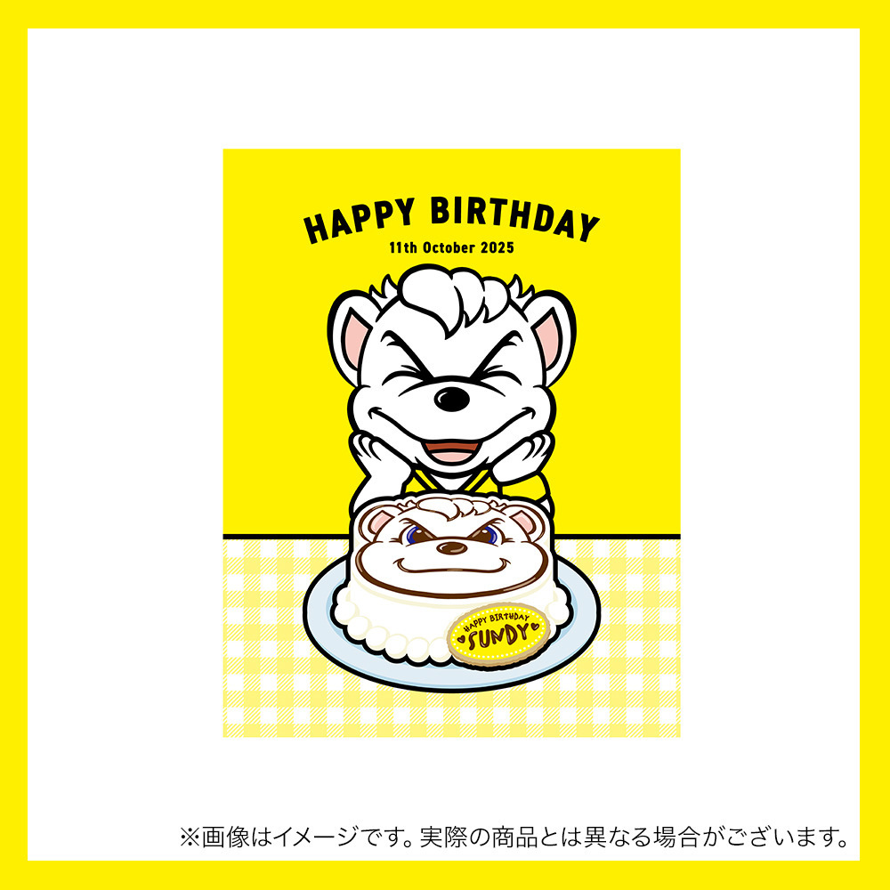 【受注商品】サンディーバースデーキャンバスボード 詳細画像 ‐ 2