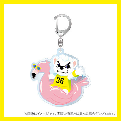 うきわサンディーアクリルキーホルダー