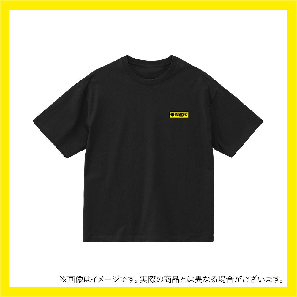 ＼　SCRAMBLE UP SALE 対象品　／シリコンワッペンオーバーサイズＴシャツ 詳細画像 ブラック 4