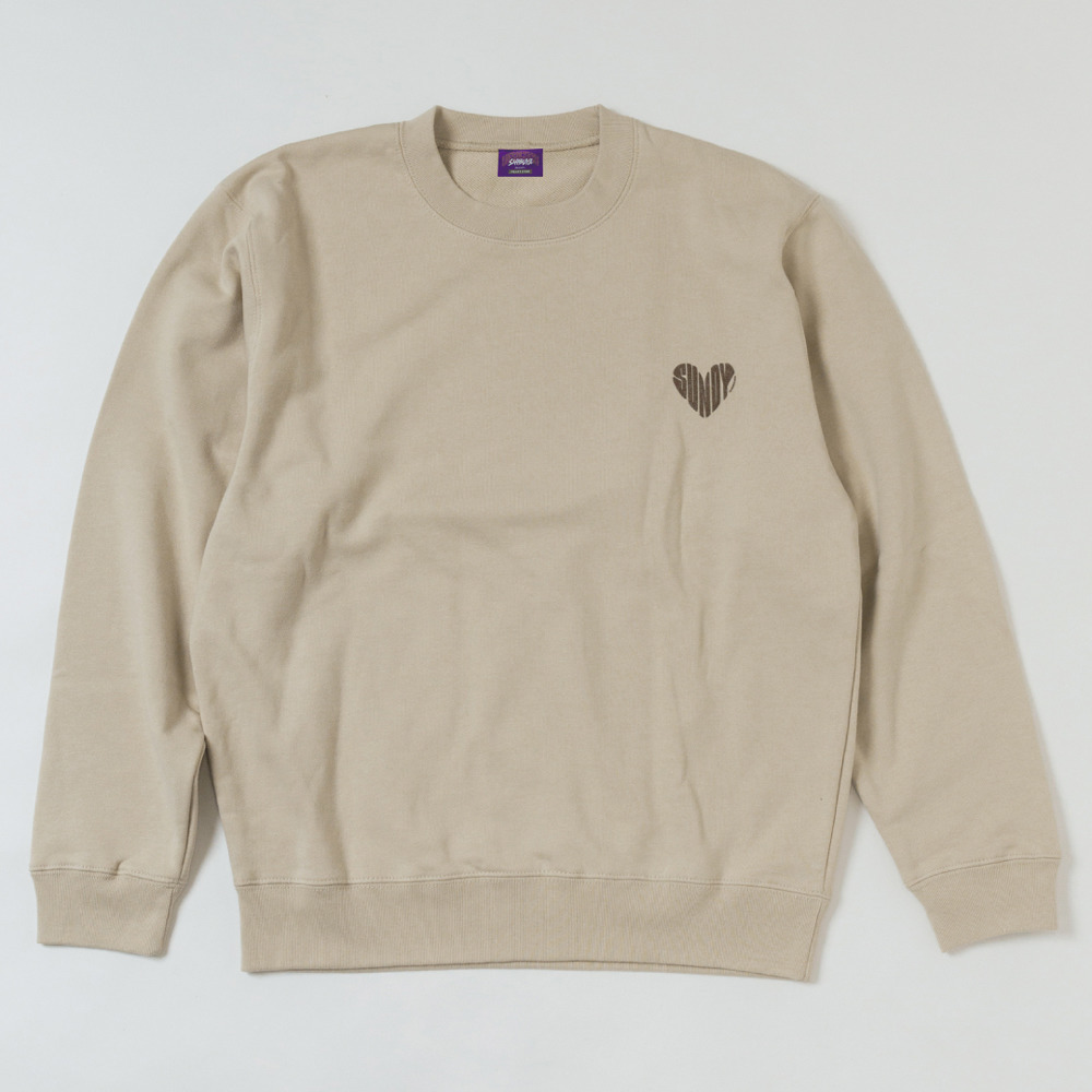 SUNDY CREW SWEAT（サンドベージュ） 詳細画像 ‐ 2