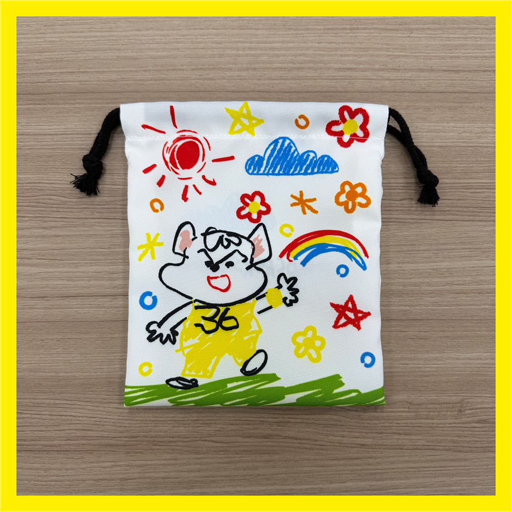おえかきサンディー巾着 詳細画像 ‐ 2
