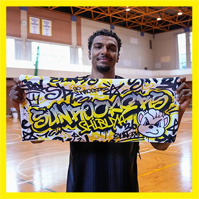 サンディーウォールアートフェイスタオル