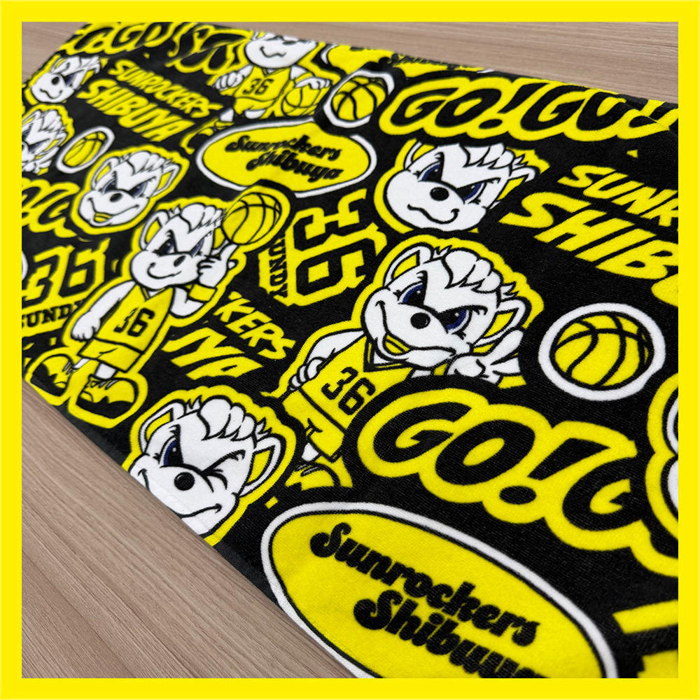 サンディーステッカーボムフェイスタオル 詳細画像 ‐ 2