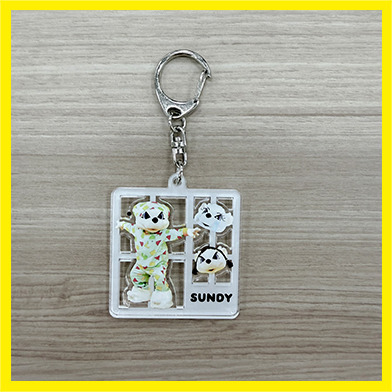 コスプレサンディープラモデル風キーホルダー