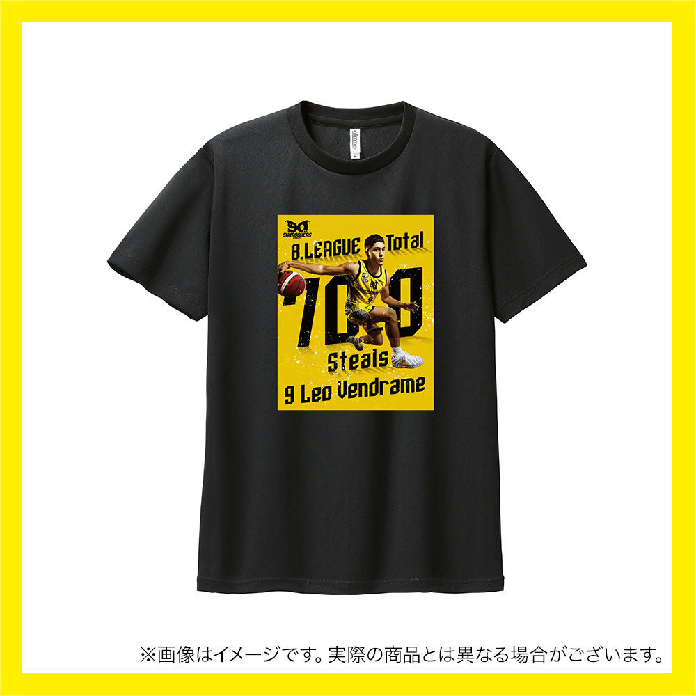 【受注商品】ベンドラメ 礼生選手 B1個人通算700スティール達成記念 Tシャツ 詳細画像 ‐ 1