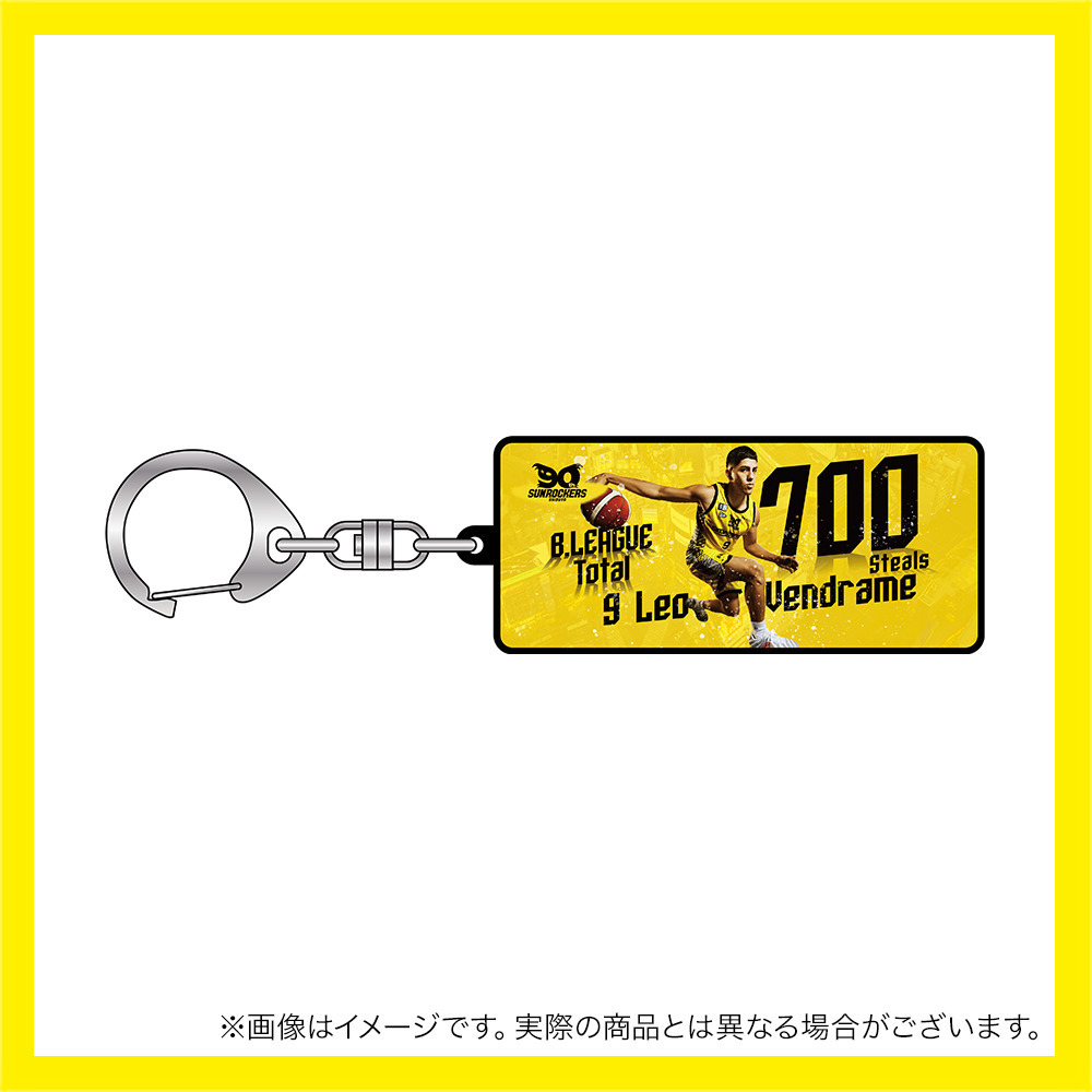 【受注商品】ベンドラメ 礼生選手 B1個人通算700スティール達成記念 ブラックアクリルキーホルダー 詳細画像 ‐ 1