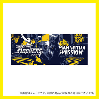 MAN WITH A MISSION × SUNROCKERS SHIBUYA フェイスタオル