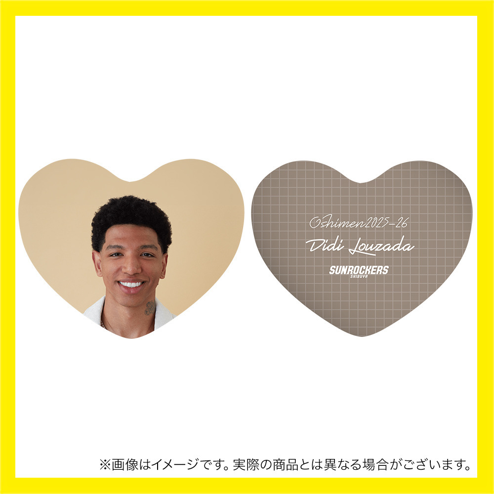 【受注商品】推しメン総選挙2025-26 ハート形クッション 詳細画像 #0_ディディ・ロウザダ 1