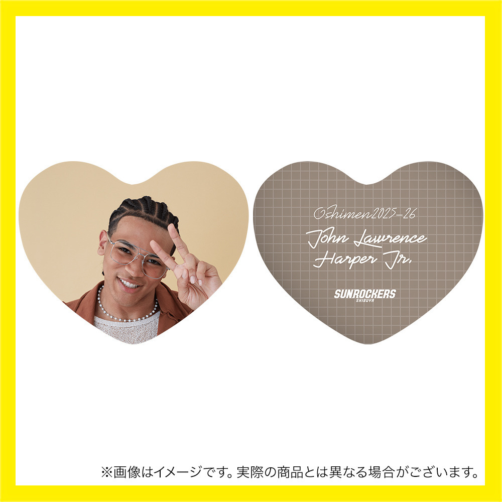 【受注商品】推しメン総選挙2025-26 ハート形クッション 詳細画像 #3_ジャン・ローレンス・ハーパージュニア 1