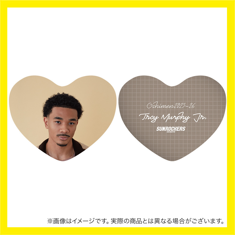 【受注商品】推しメン総選挙2025-26 ハート形クッション 詳細画像 #4_トロイ・マーフィージュニア 1