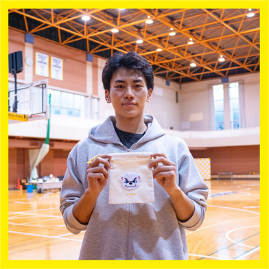 サンディーサガラ刺繍巾着