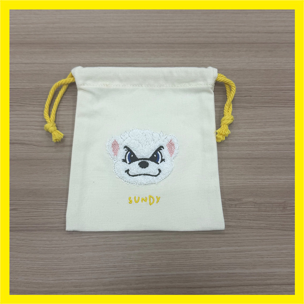 サンディーサガラ刺繍巾着 詳細画像 ‐ 2