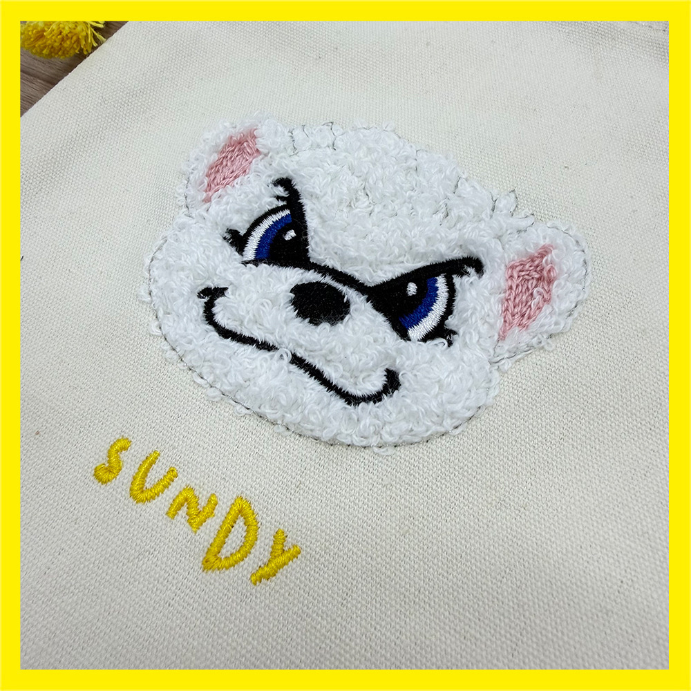 サンディーサガラ刺繍巾着 詳細画像 ‐ 3