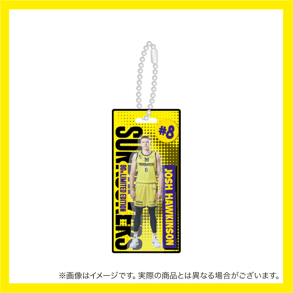 サンロッカーズBlistazキーホルダー 詳細画像 #8_ジョシュ・ホーキンソン 1