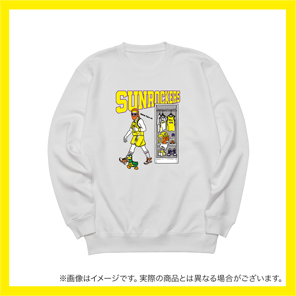 Ducksterコラボスウェット（バスケおじさん） 詳細画像 ホワイト 2