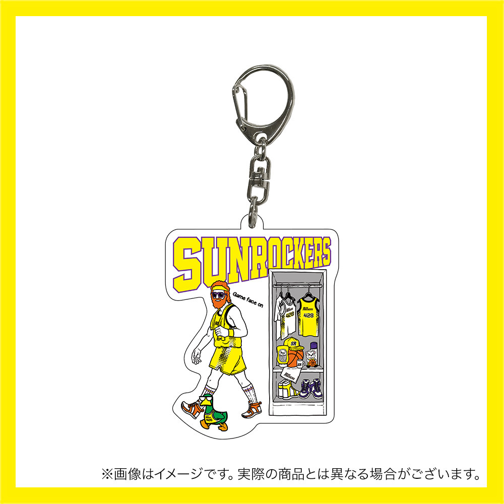 ＼　SCRAMBLE UP SALE 対象品　／Ducksterコラボアクリルキーホルダー（バスケおじさん） 詳細画像 ‐ 2
