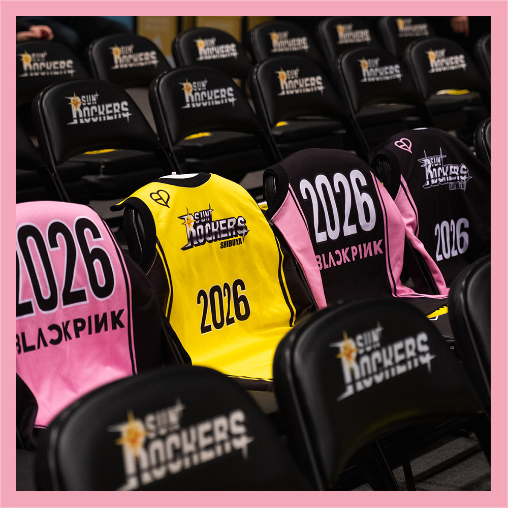 BLACKPINK &times; SUNROCKERS バスケシャツ 詳細画像 BLACK 5