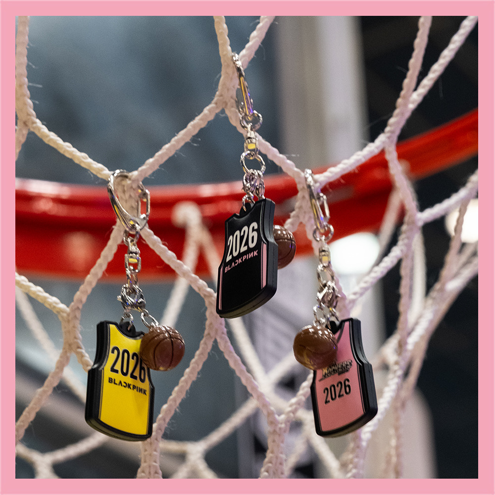 BLACKPINK &times; SUNROCKERS バスケシャツ型キーホルダー 詳細画像 YELLOW 3