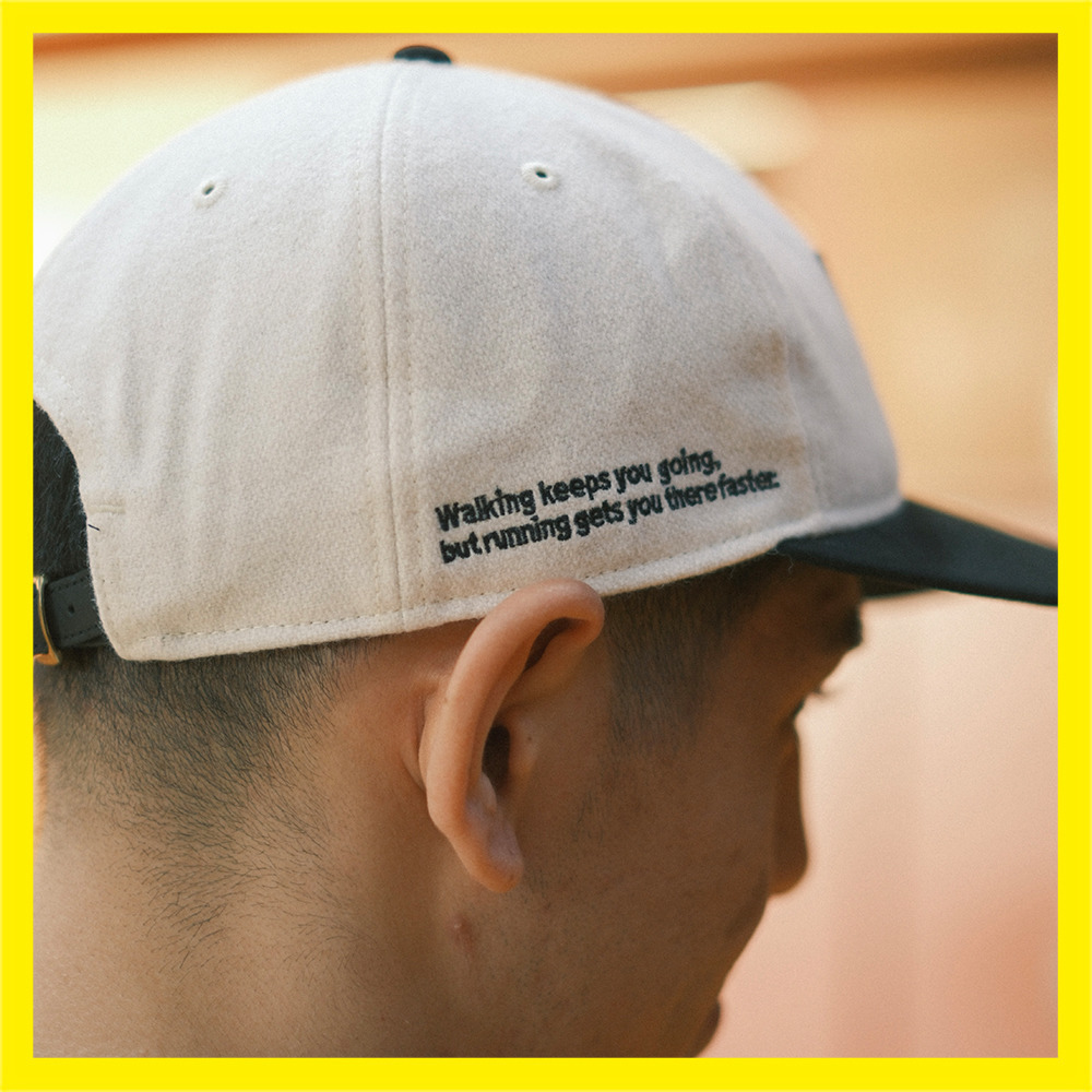 【 ベンドラメ 礼生選手コラボ】SR No.9 BOX LOGO CAP 詳細画像 ‐ 3