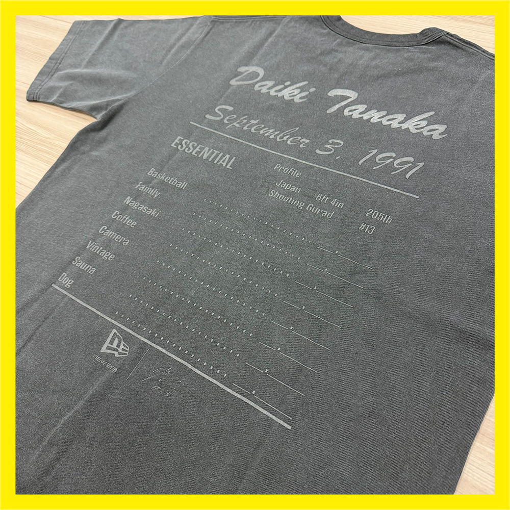 【田中 大貴選手コラボ】SR D LOGO SHORT SLEEVE 詳細画像 ‐ 7