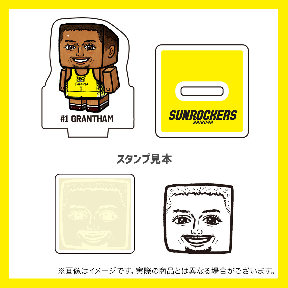 【受注商品】326 &times; SUNROCKERS アクリルスタンプ 詳細画像 #1_ドンテ・グランタム 1