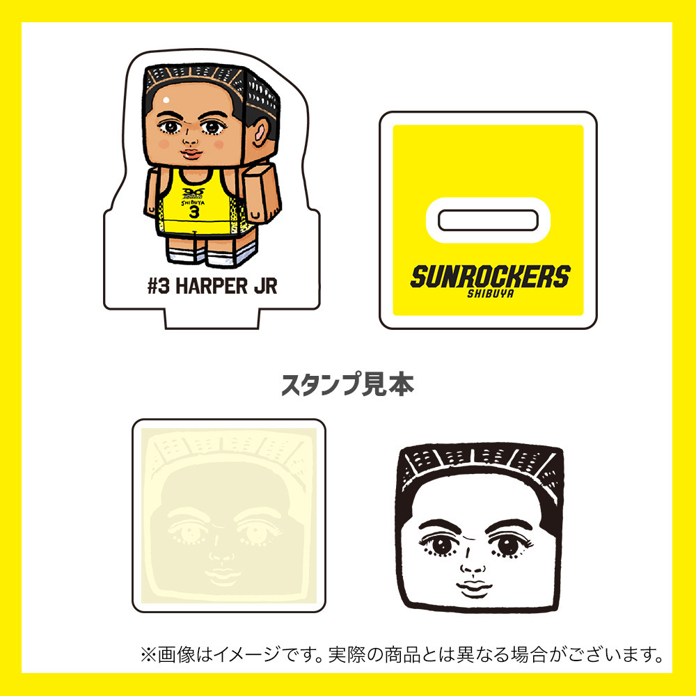 【受注商品】326 &times; SUNROCKERS アクリルスタンプ 詳細画像 #3_ジャン・ローレンス・ハーパージュニア 1