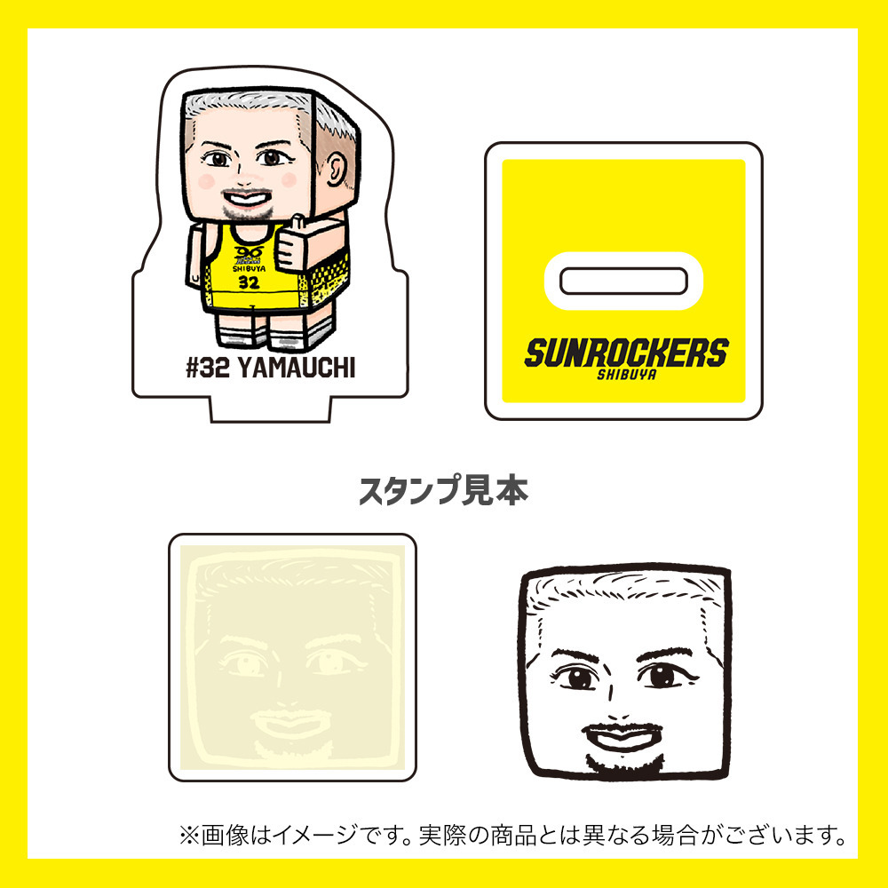 【受注商品】326 &times; SUNROCKERS アクリルスタンプ 詳細画像 #32_山内 盛久 1