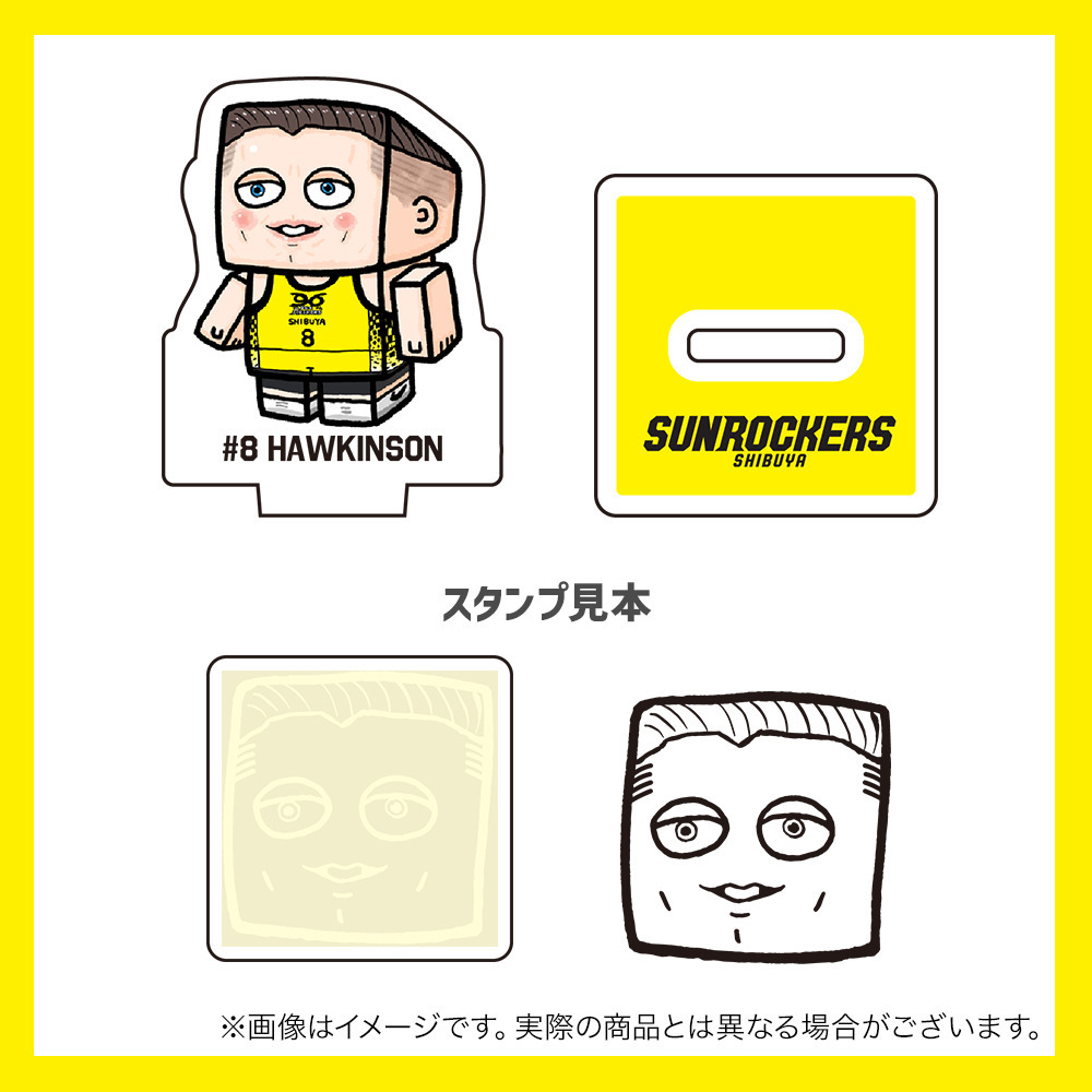 【受注商品】326 &times; SUNROCKERS アクリルスタンプ 詳細画像 #8_ジョシュ・ホーキンソン 1