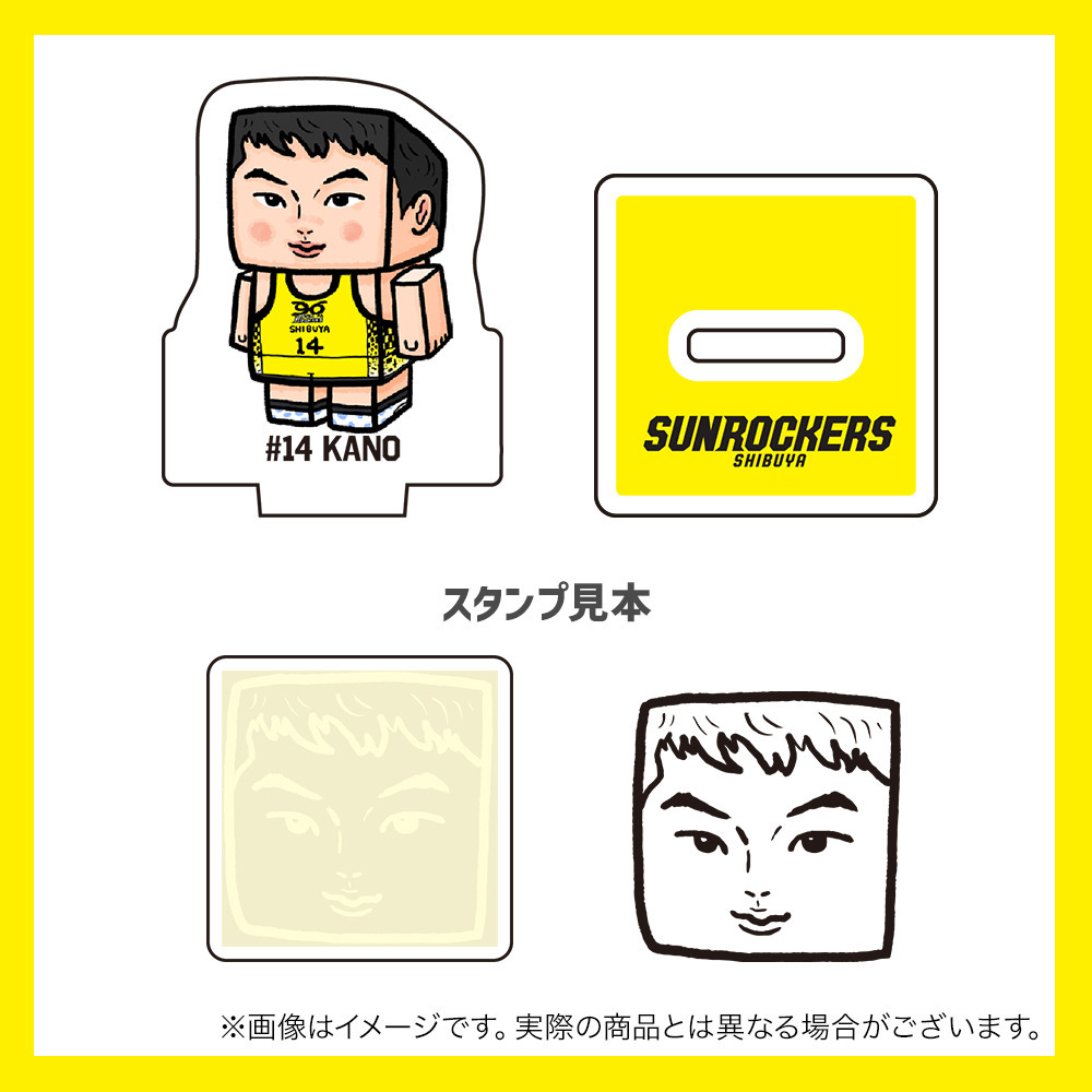 【受注商品】326 &times; SUNROCKERS アクリルスタンプ 詳細画像 #14_狩野 富成 1